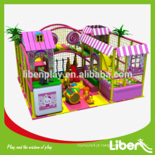 Floresta tema crianças indoor soft play área playground equipamentos, as crianças brincam estrutura do sistema para jogos